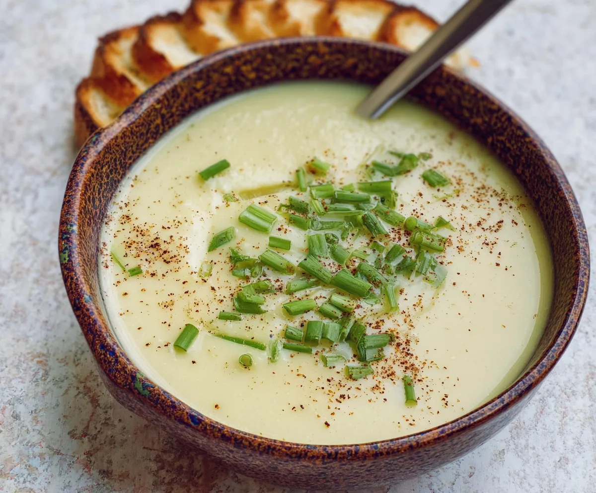 Easy Creamy Potato Leek Soup Recipe