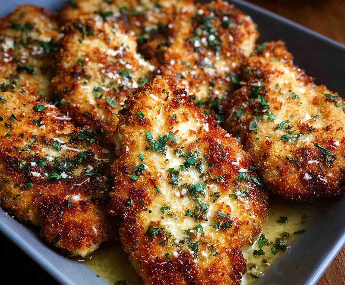 Crispy Baked Parmesan Chicken Cutlets