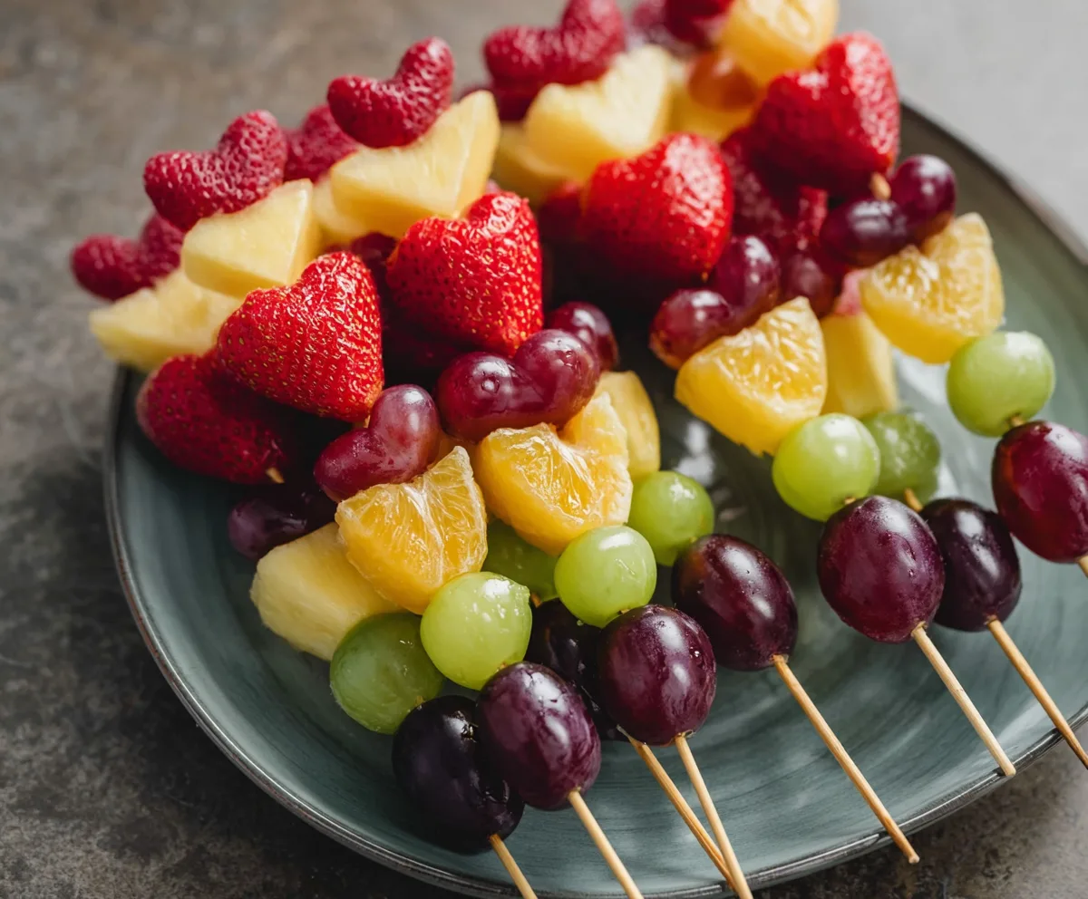 Easy Cupid's Fruit Skewers