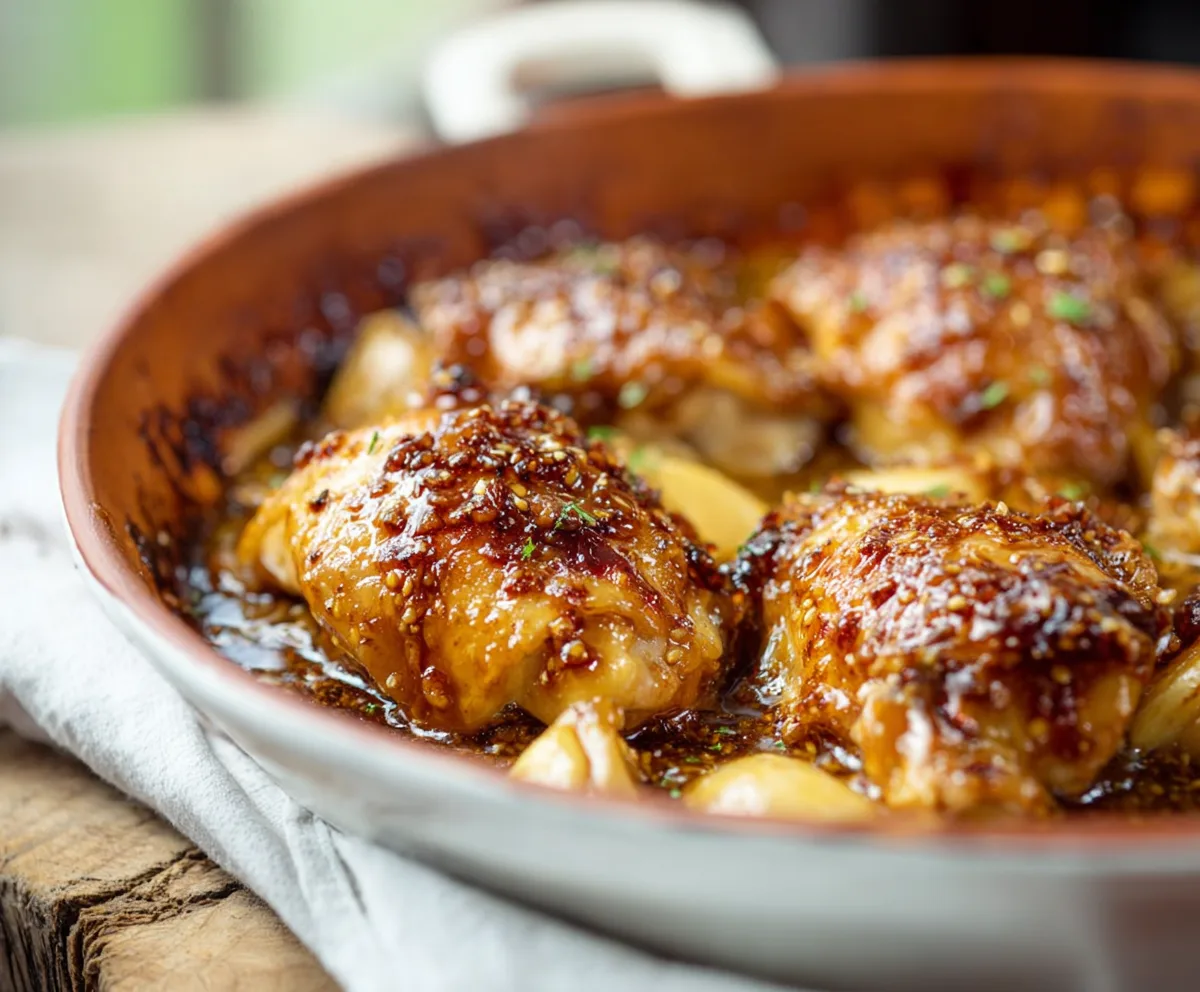 Easy Honey Garlic Chicken Bake