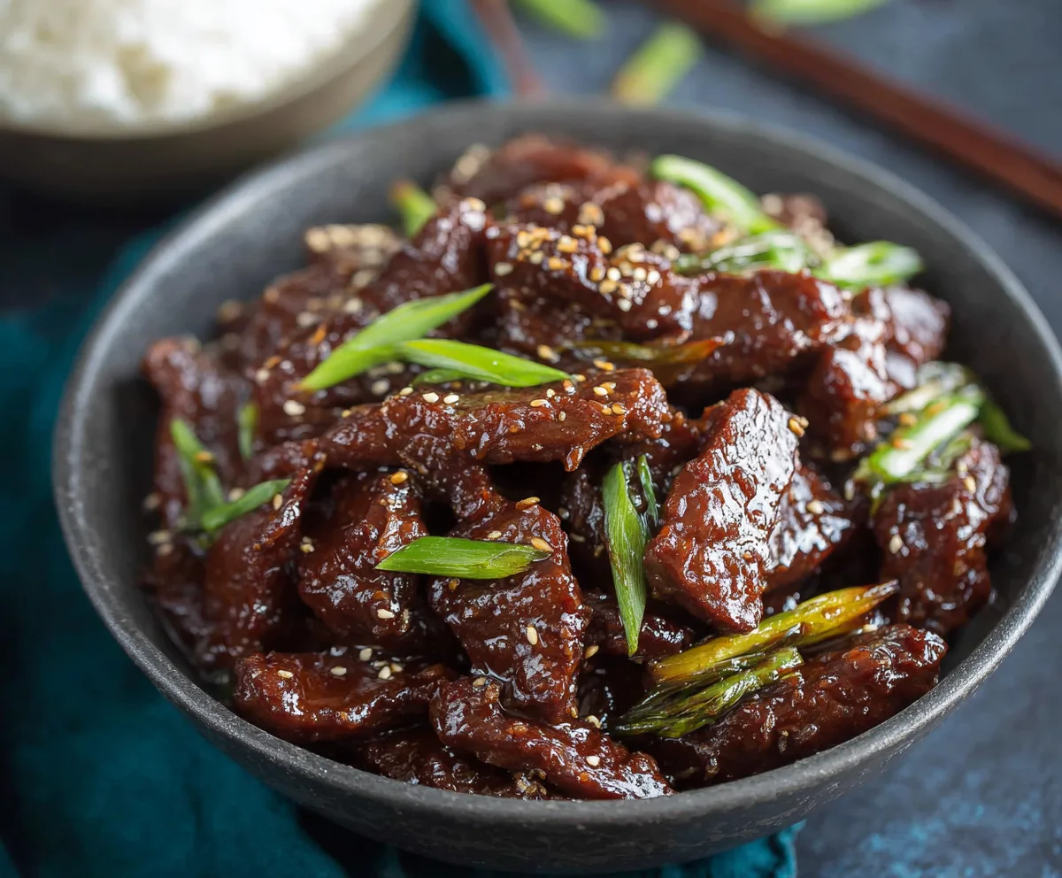 Quick Honey Garlic Mongolian Beef
