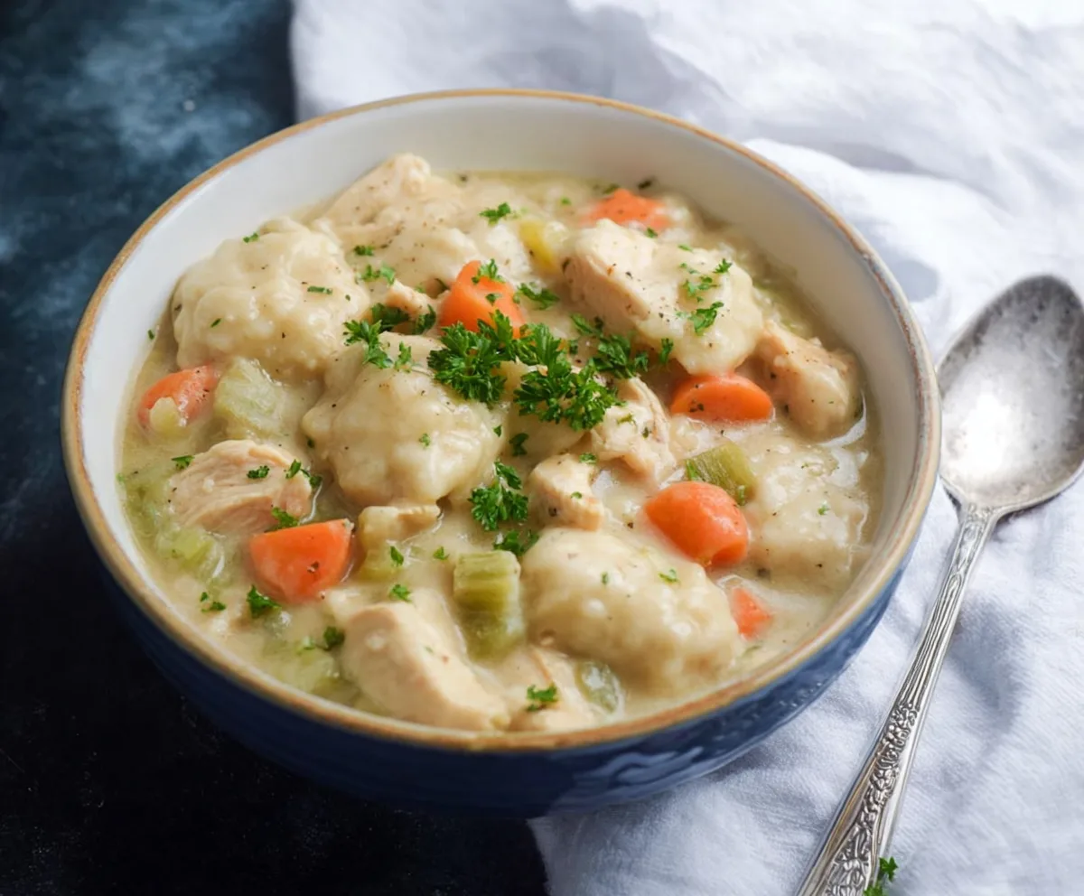 Easy Instant Pot Chicken & Dumplings