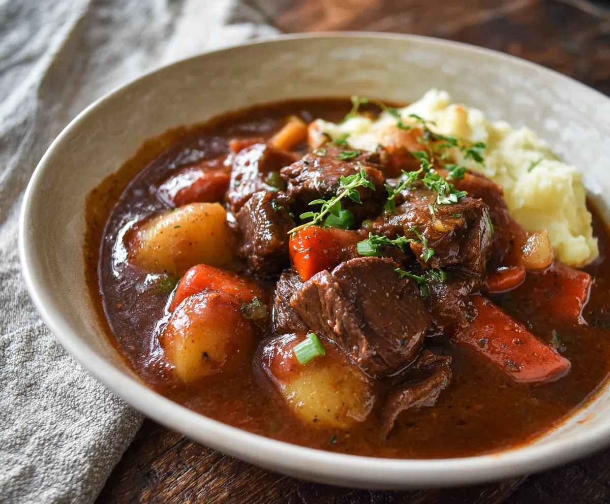Hearty Irish Guinness Beef Stew