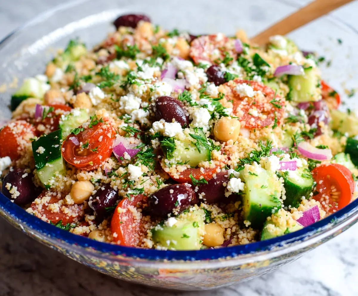 Easy Mediterranean Couscous Salad
