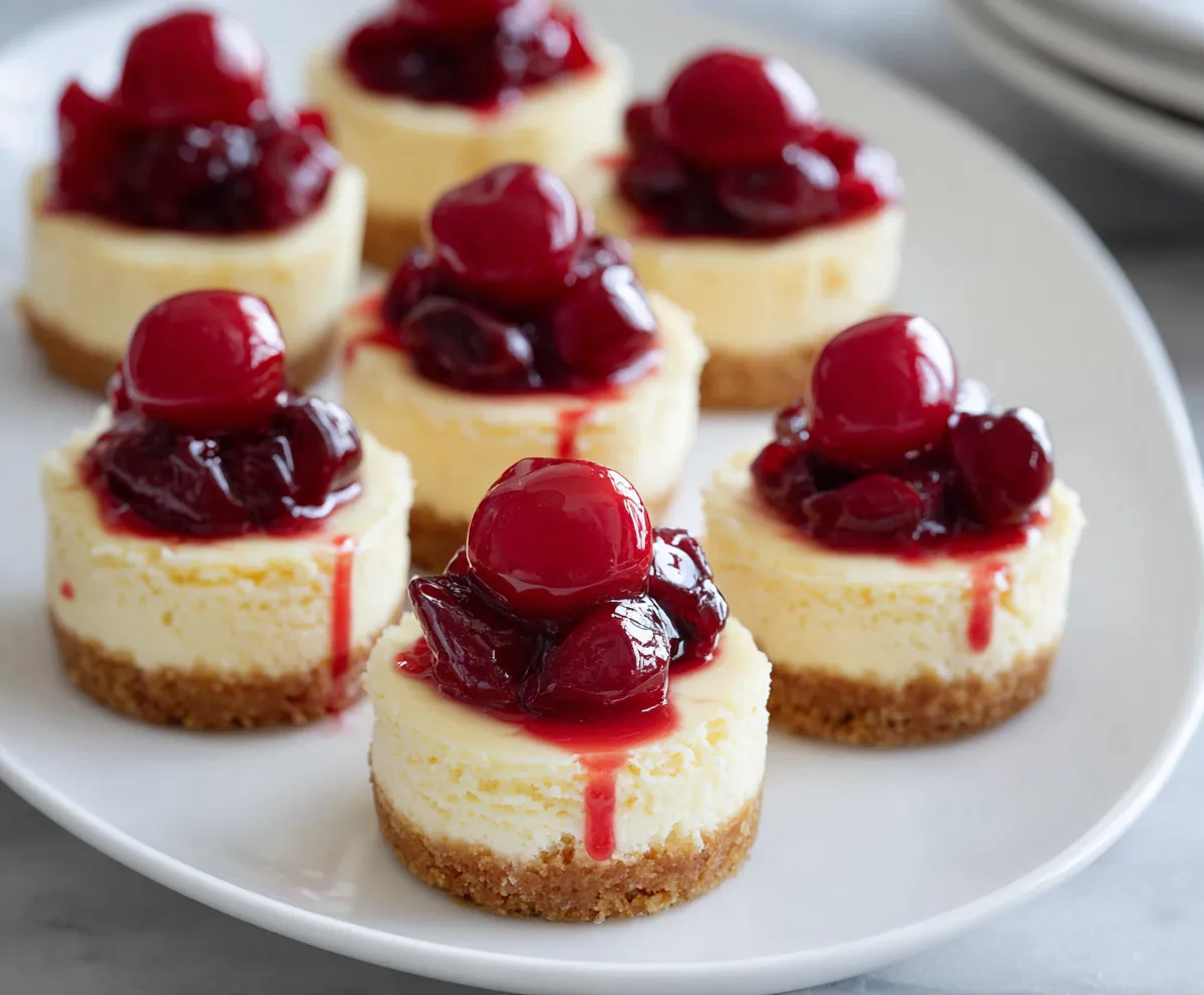 Mini Cherry Cheesecakes Recipe