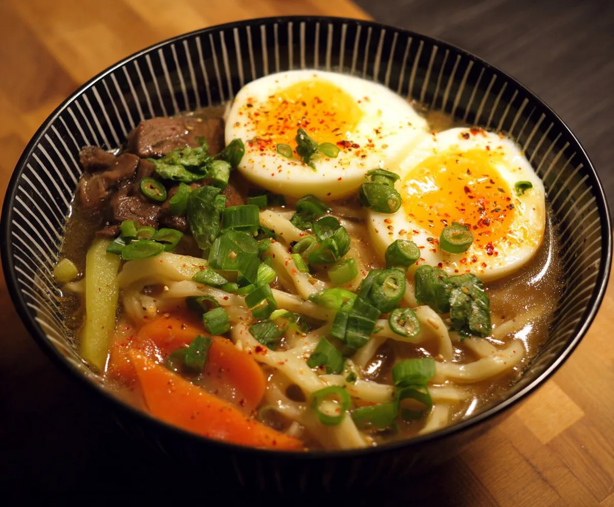 Easy Miso Ramen with Soft Boiled Egg