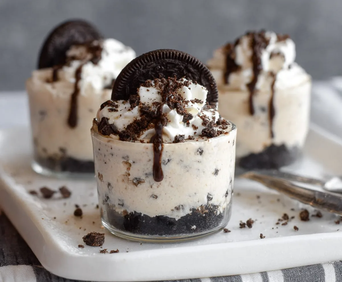 Easy No Bake Oreo Cheesecake Cups