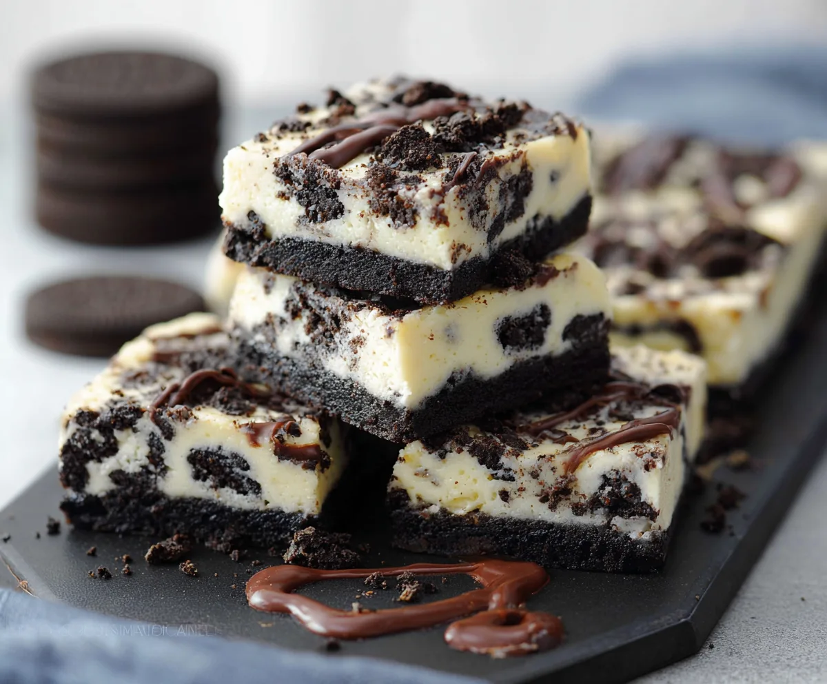 Easy Oreo Cheesecake Bars Recipe