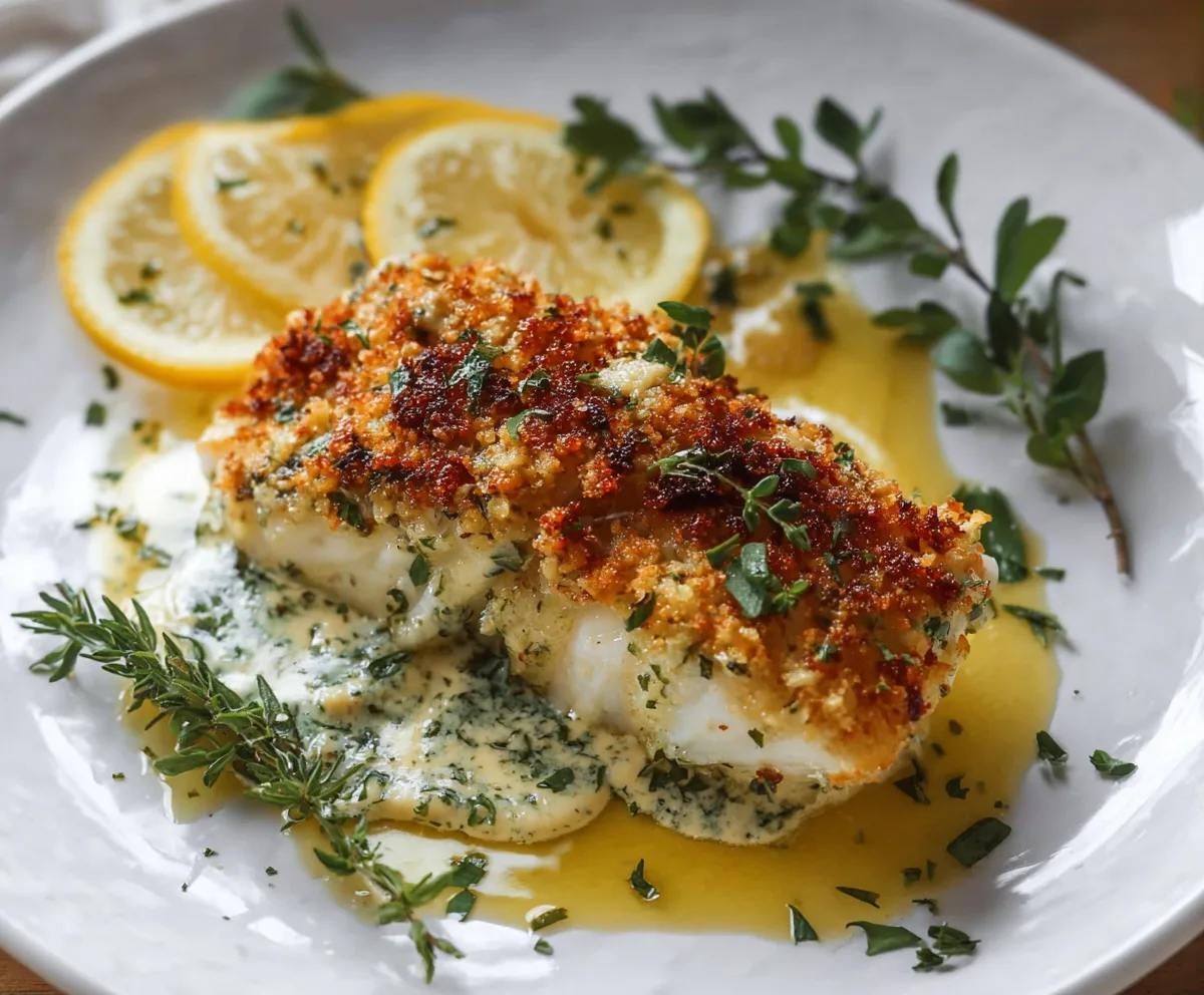 Crispy Parmesan Crusted Cod