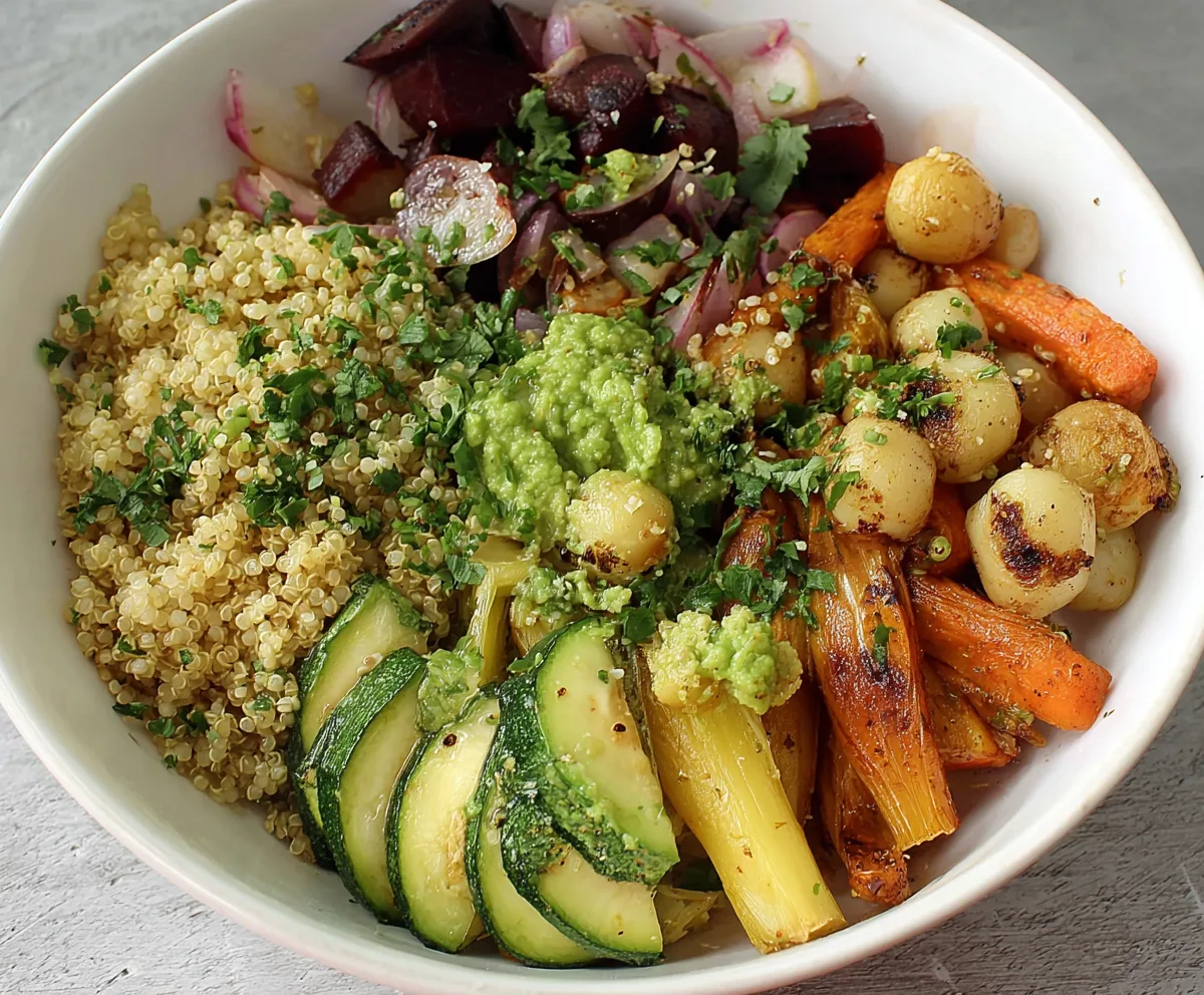 Easy Quinoa Buddha Bowl with Roasted Veggies