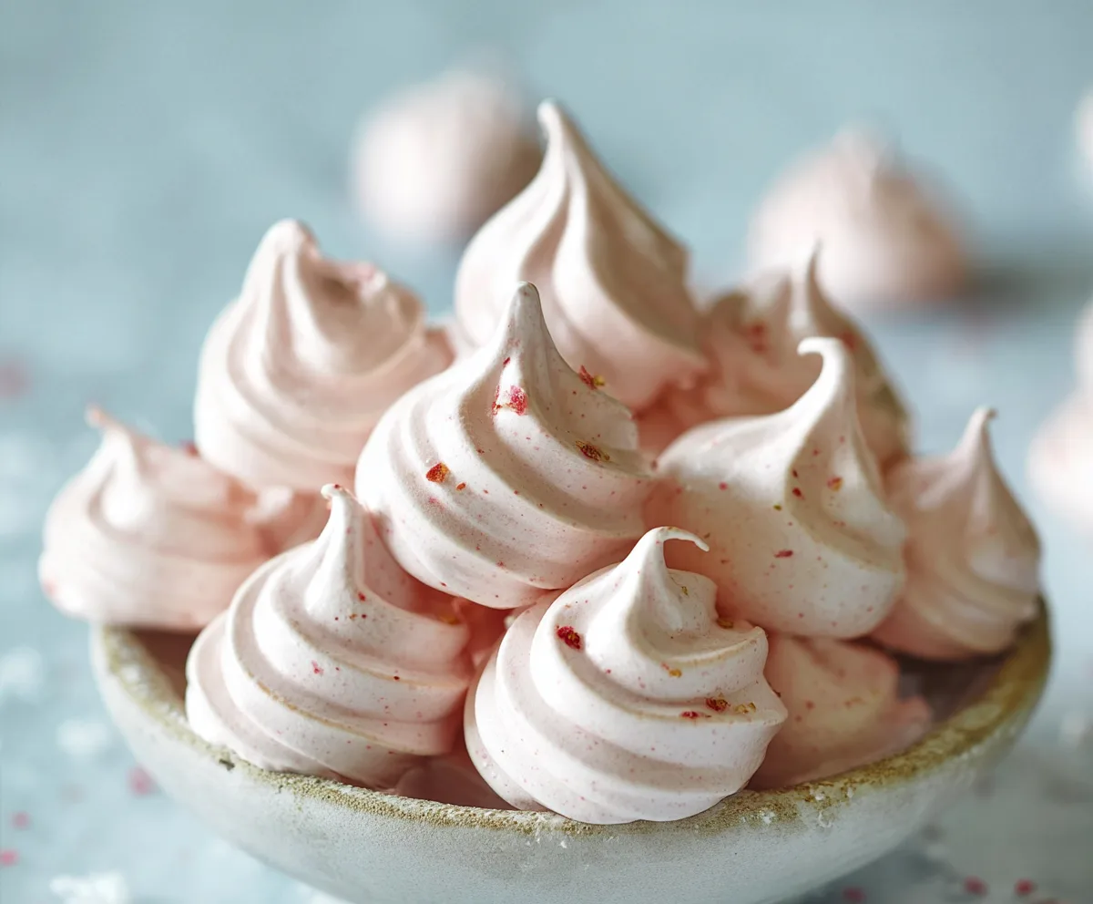 Easy Strawberry Meringue Kisses Recipe