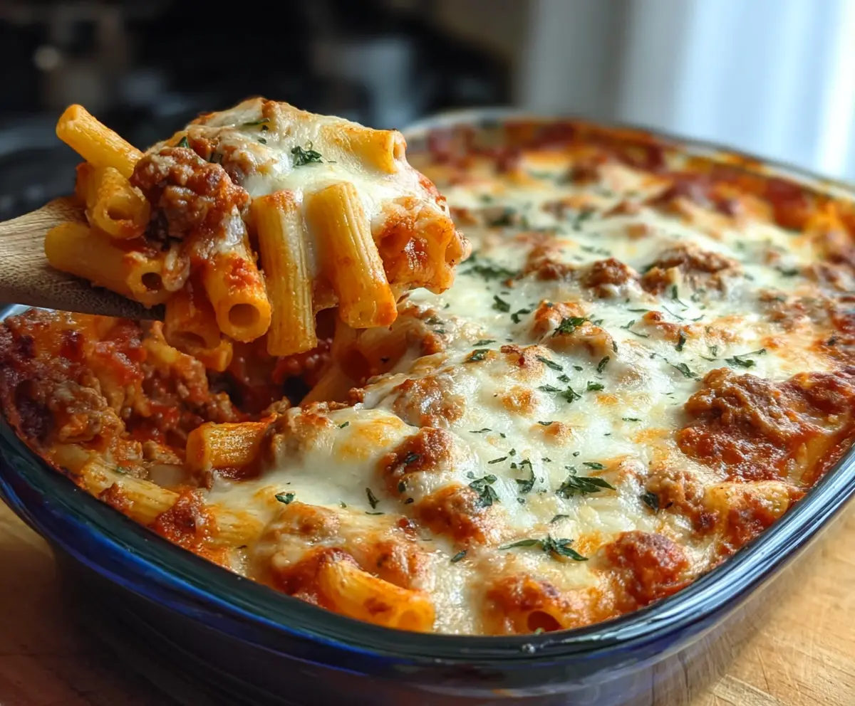 Easy Baked Ziti with Italian Sausage