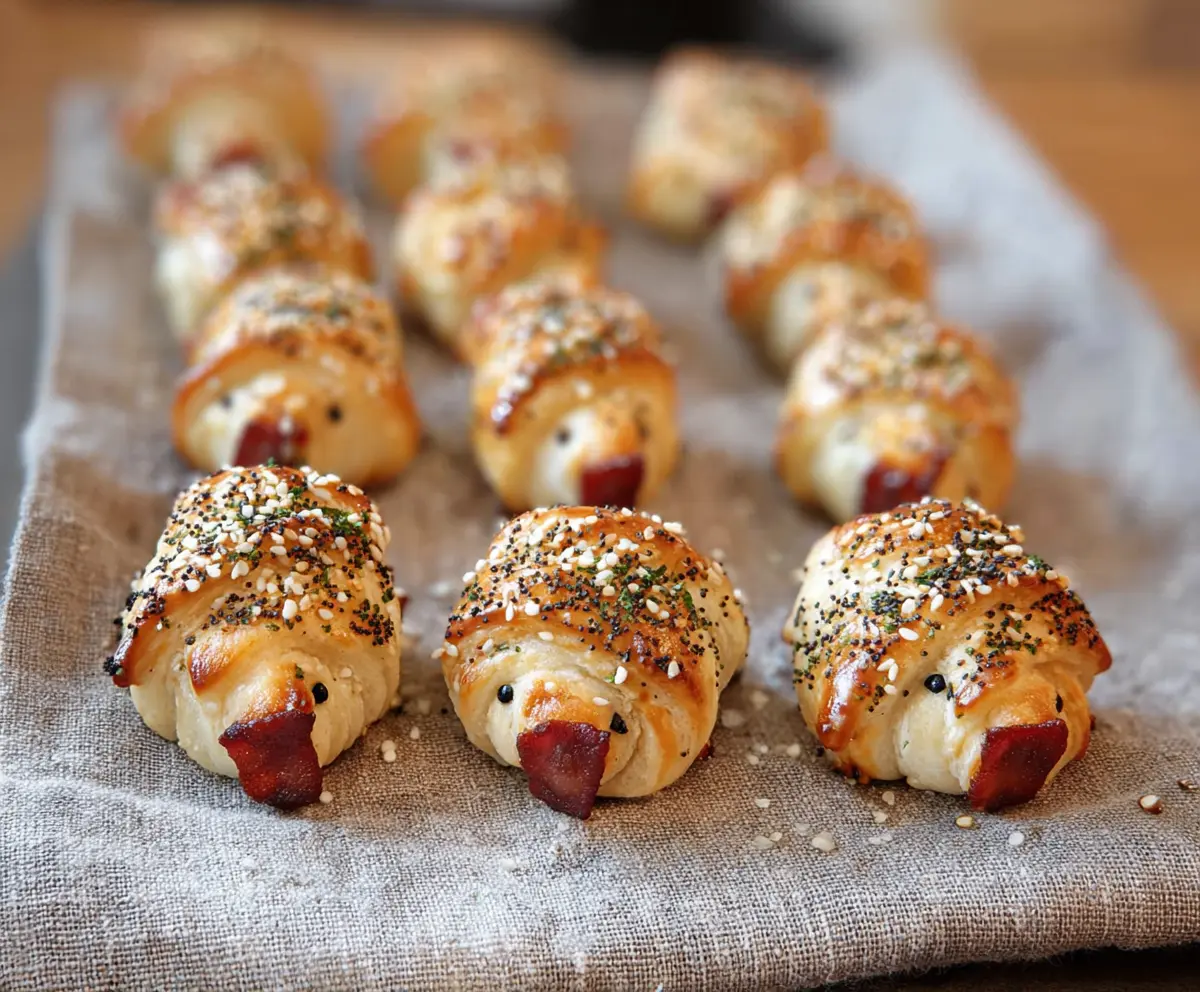 Easy Everything Bagel Pigs in a Blanket