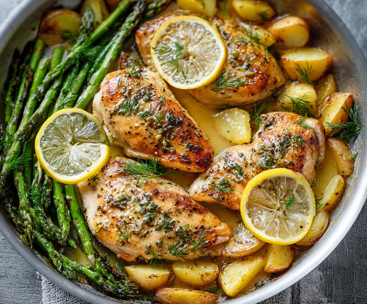 Easy Lemon Dill Chicken One Pan