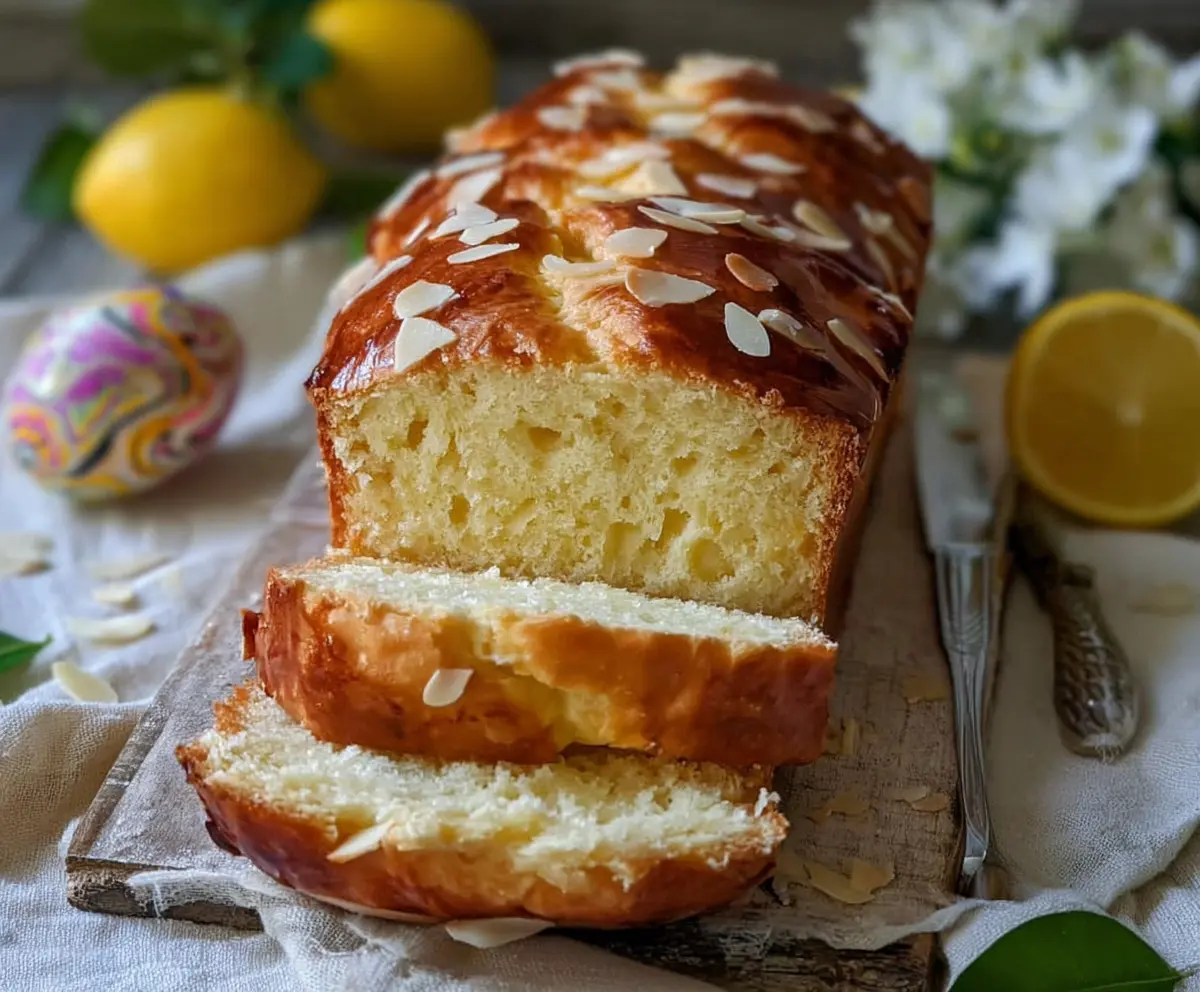 Easy Lemon Ricotta Easter Bread