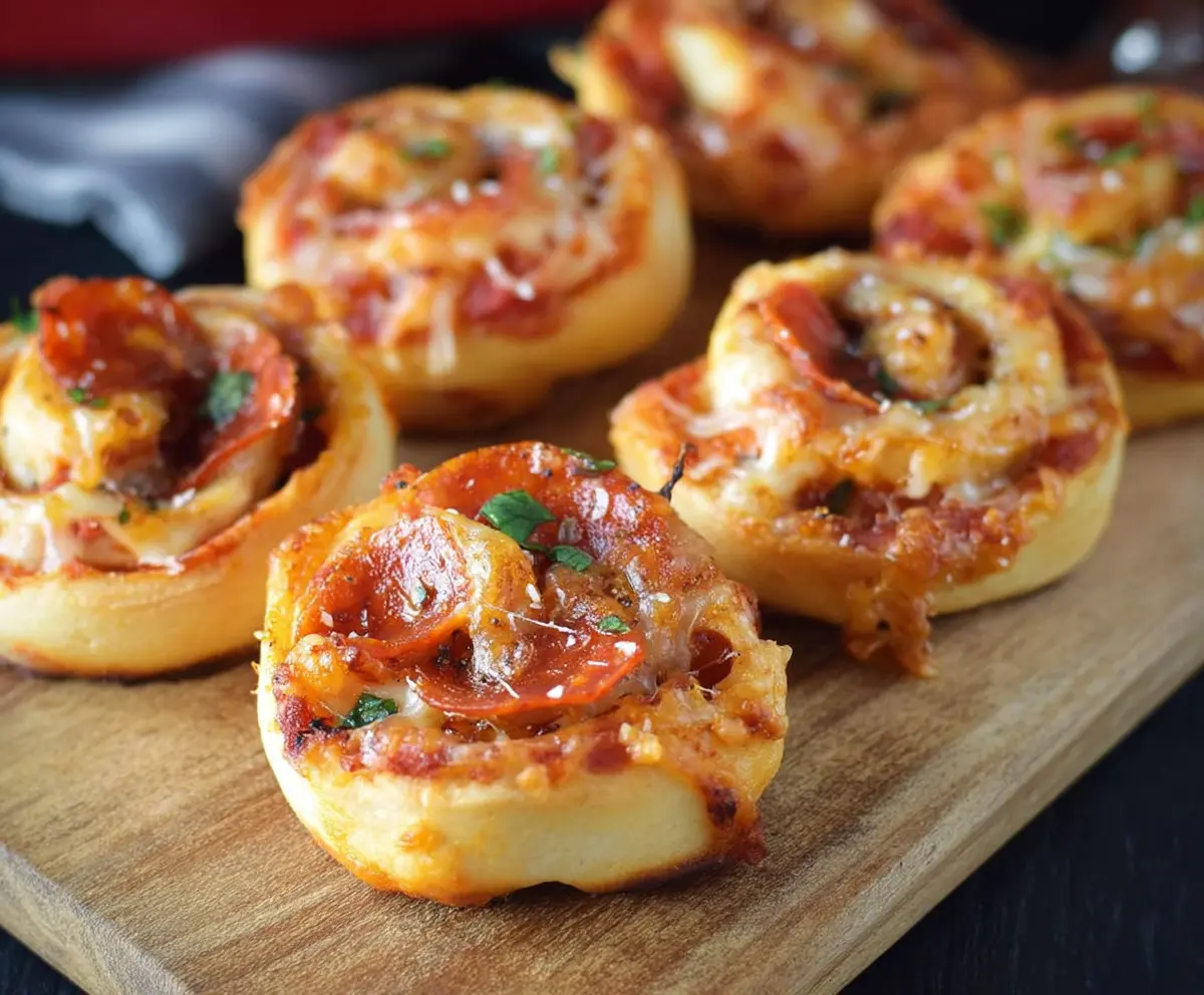 Easy Pepperoni Pizza Pinwheels