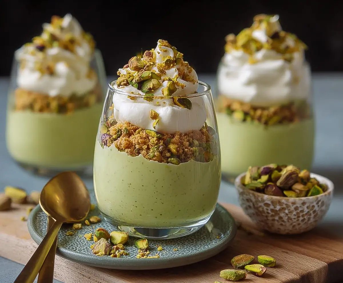 Easy Pistachio Pudding Parfait