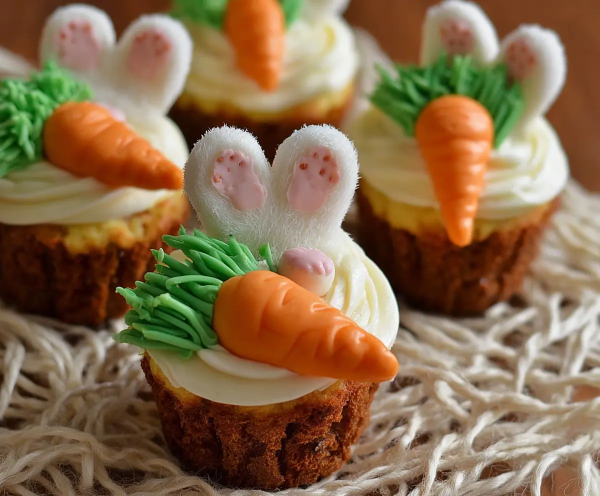 Easter Bunny Carrot Cupcakes Recipe