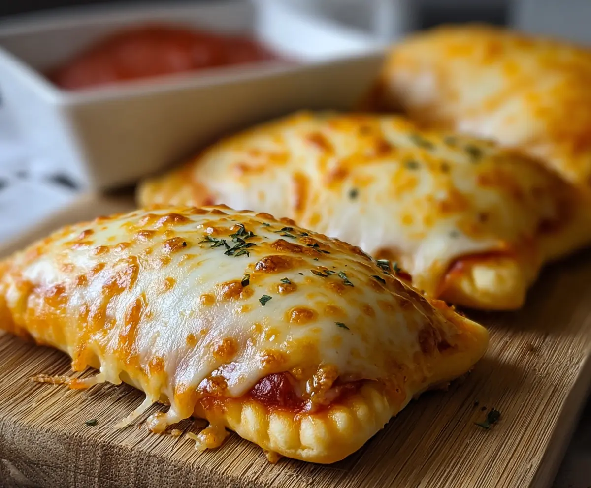 Easy Homemade Cheesy Pizza Pockets