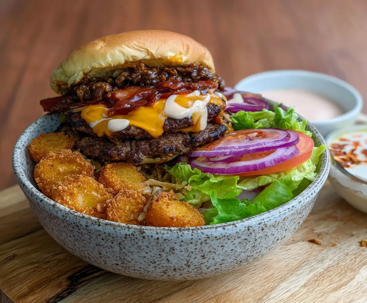 Easy Smash Burger Bowl Recipe