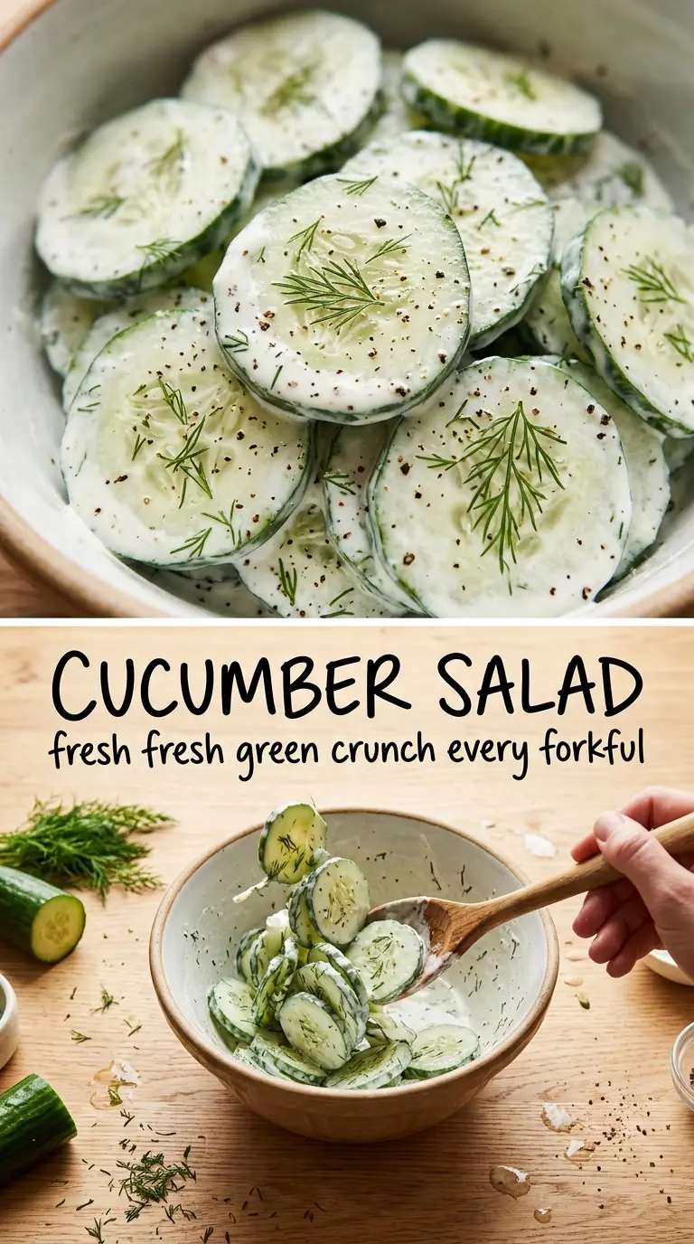 Cucumber Salad crisp bright refreshing