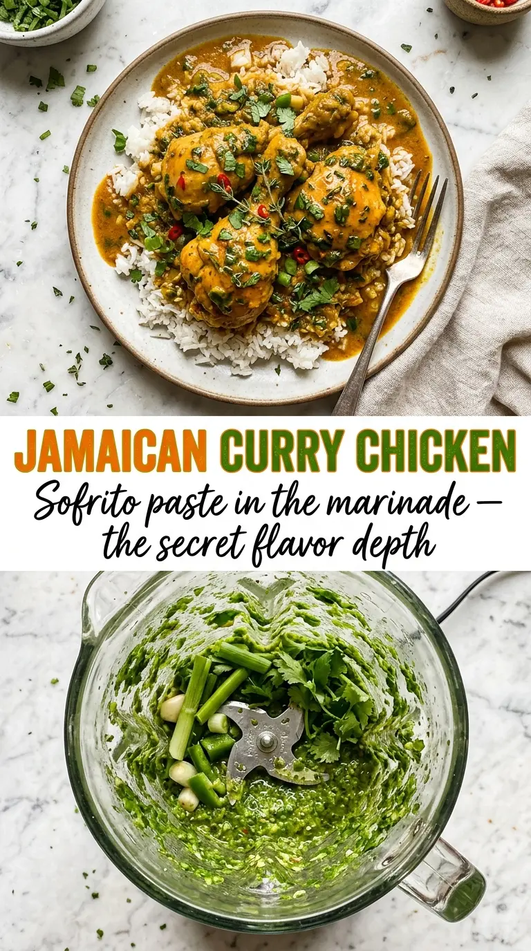 Authentic Jamaican Curry Chicken bold spiced golden curry