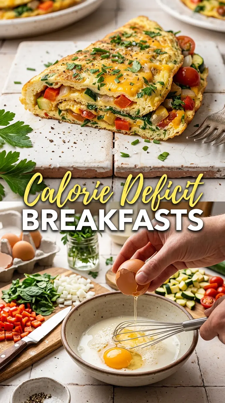 Calorie Deficit Breakfast Ideas protein-packed colorful