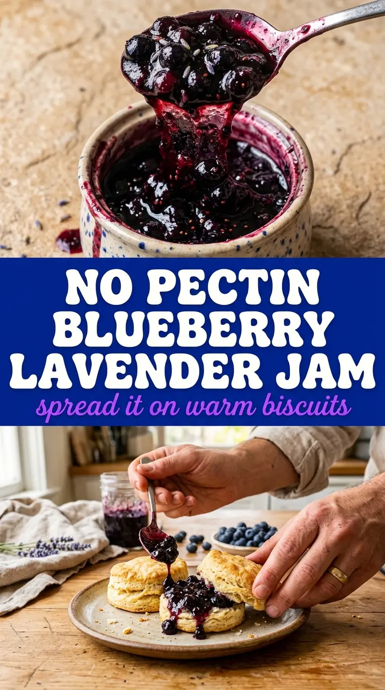 Blueberry Lavender Jam glossy fruity floral