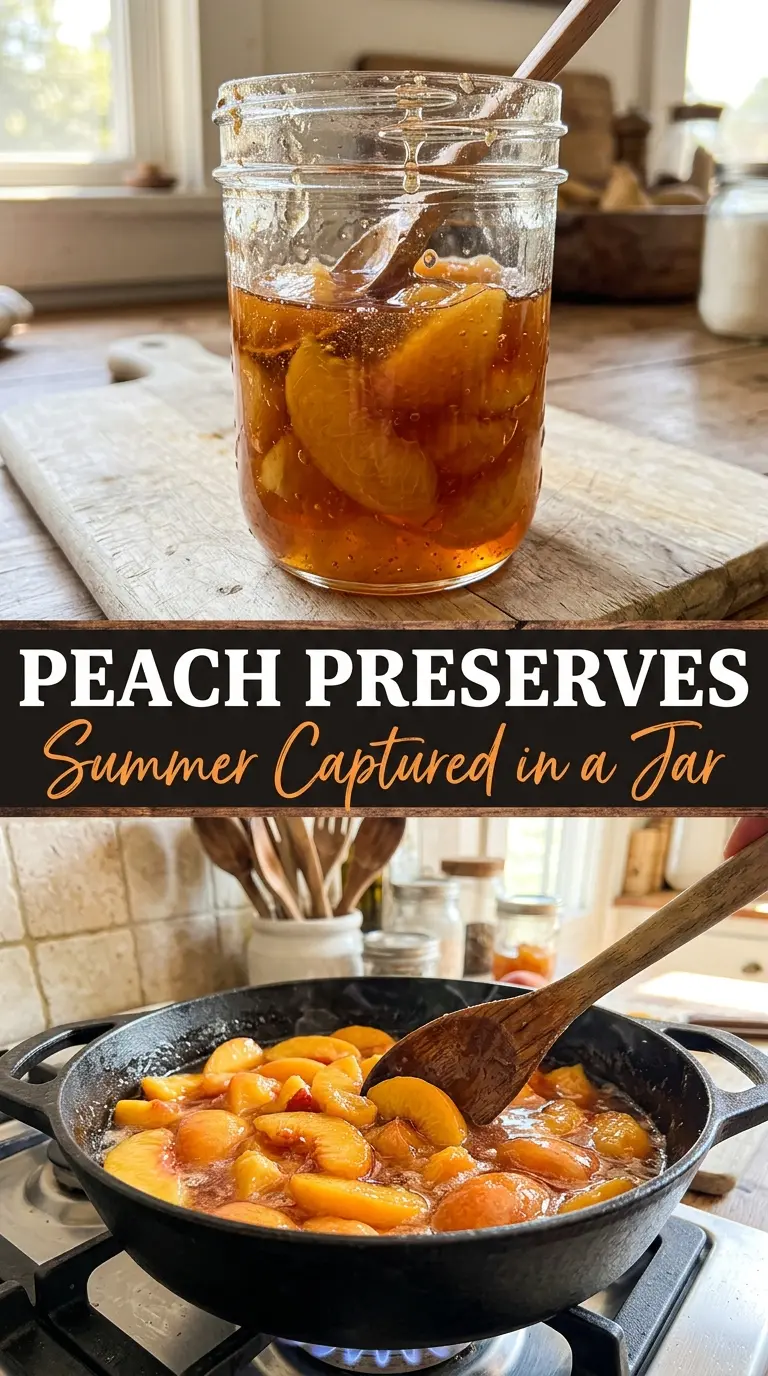 Peach Preserves Recipe glossy slices, vanilla-kissed, jewel-toned