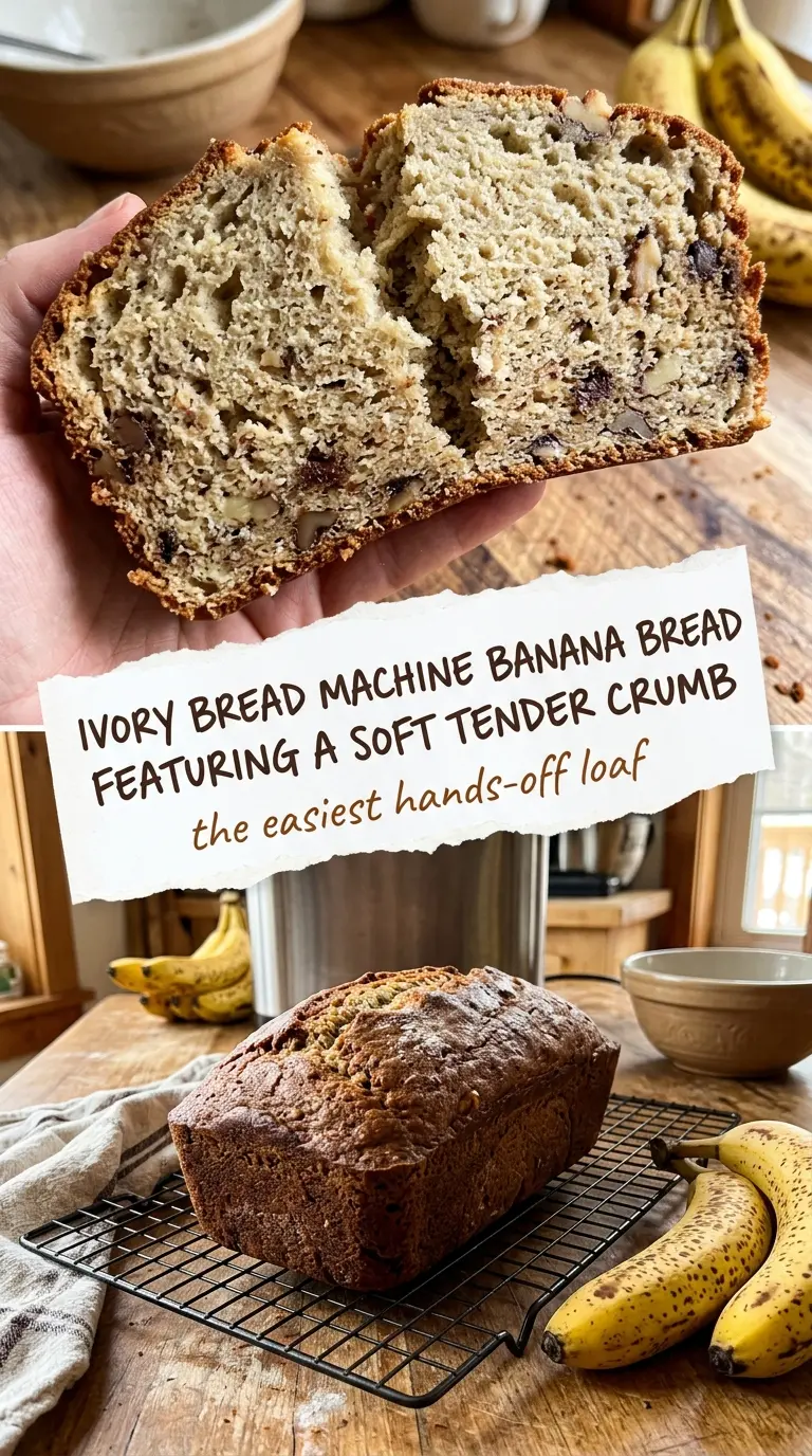 banana bread soft golden crumb slice