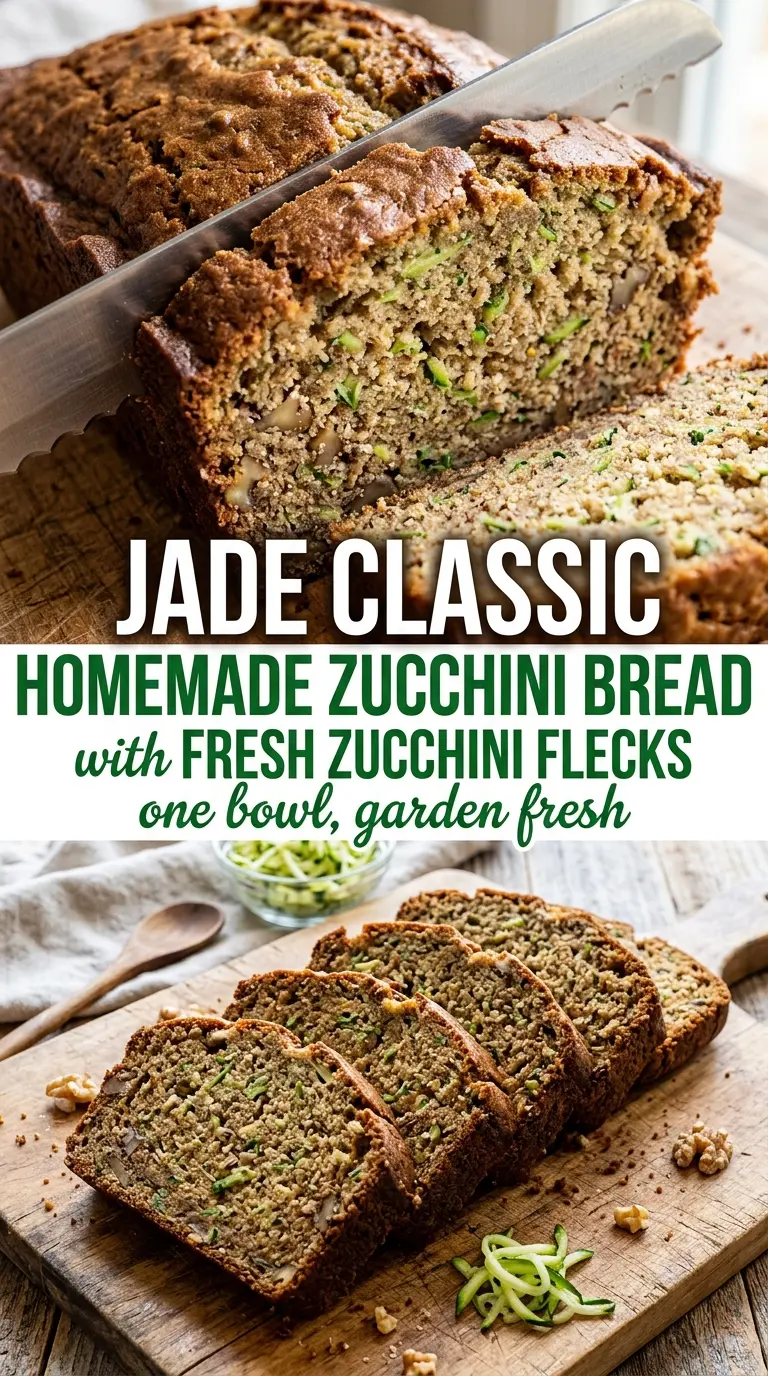 Classic Homemade Zucchini Bread soft moist tender