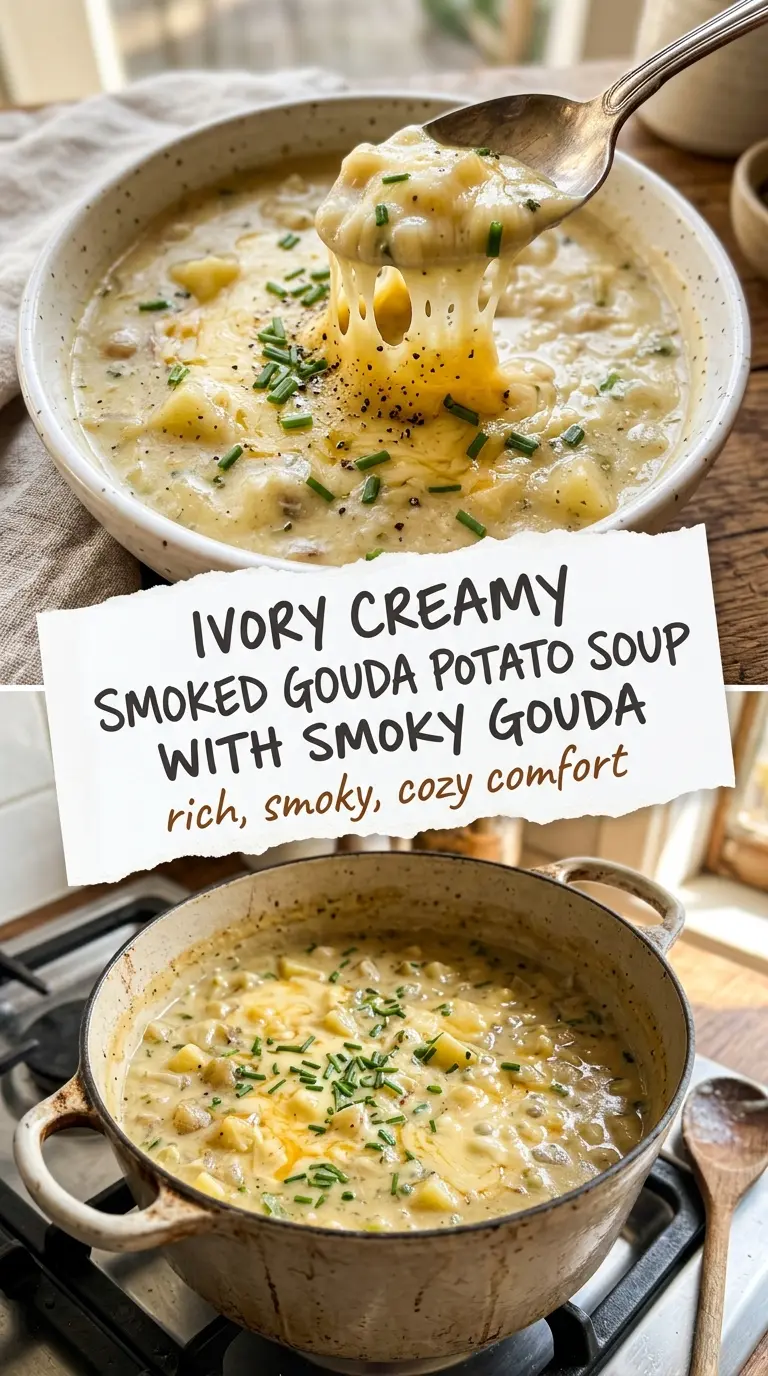 Creamy Smoked Gouda Potato Soup smoky creamy
