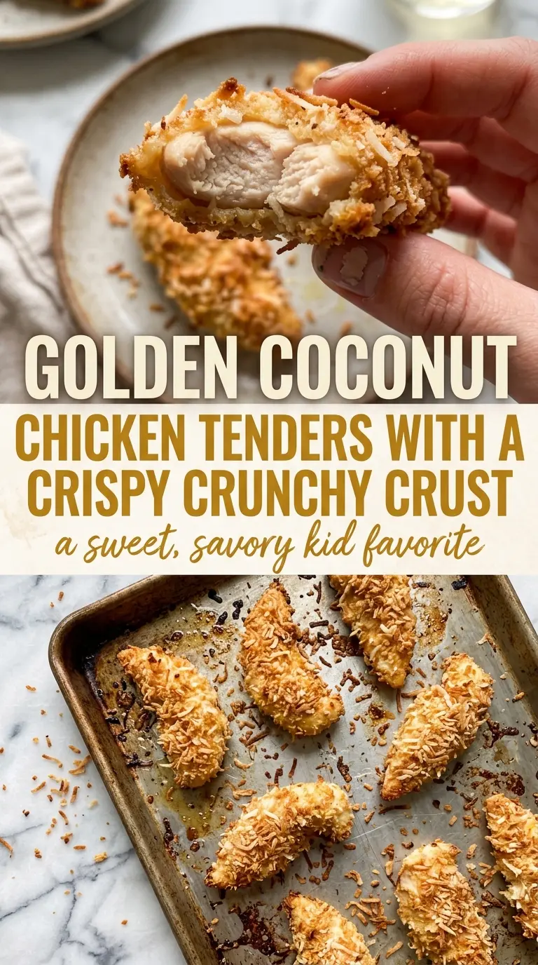 coconut chicken tenders crispy golden crunchy
