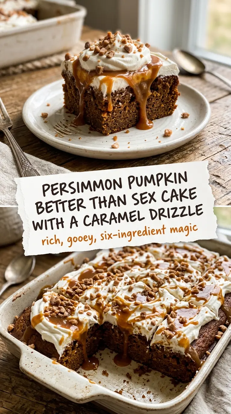 Pumpkin Better Than Sex Cake creamy caramel toffee