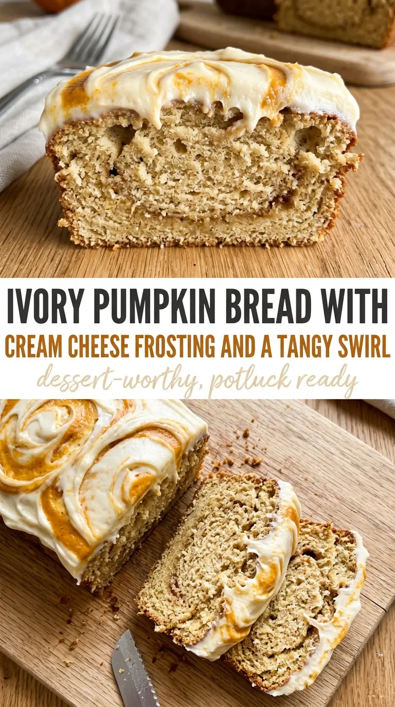 Pumpkin Bread With Cream Cheese Frosting moist spiced bakery-style