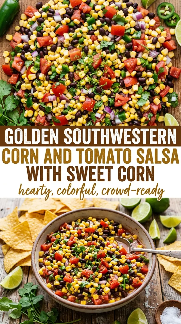 Southwestern Corn and Tomato Salsa fresh smoky colorful