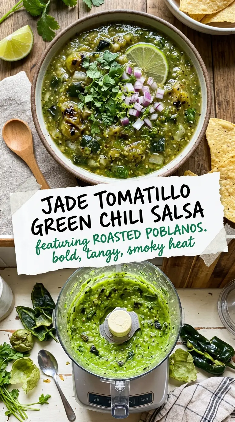 tomatillo green chili salsa vibrant tangy fresh