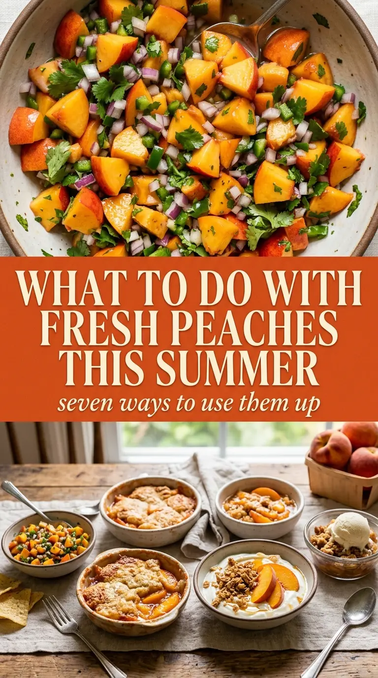 What to Do with Fresh Peaches ripe juicy versatile