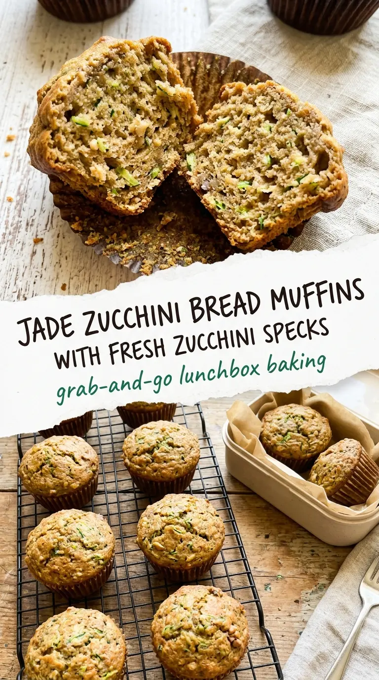 Zucchini bread muffins tender golden