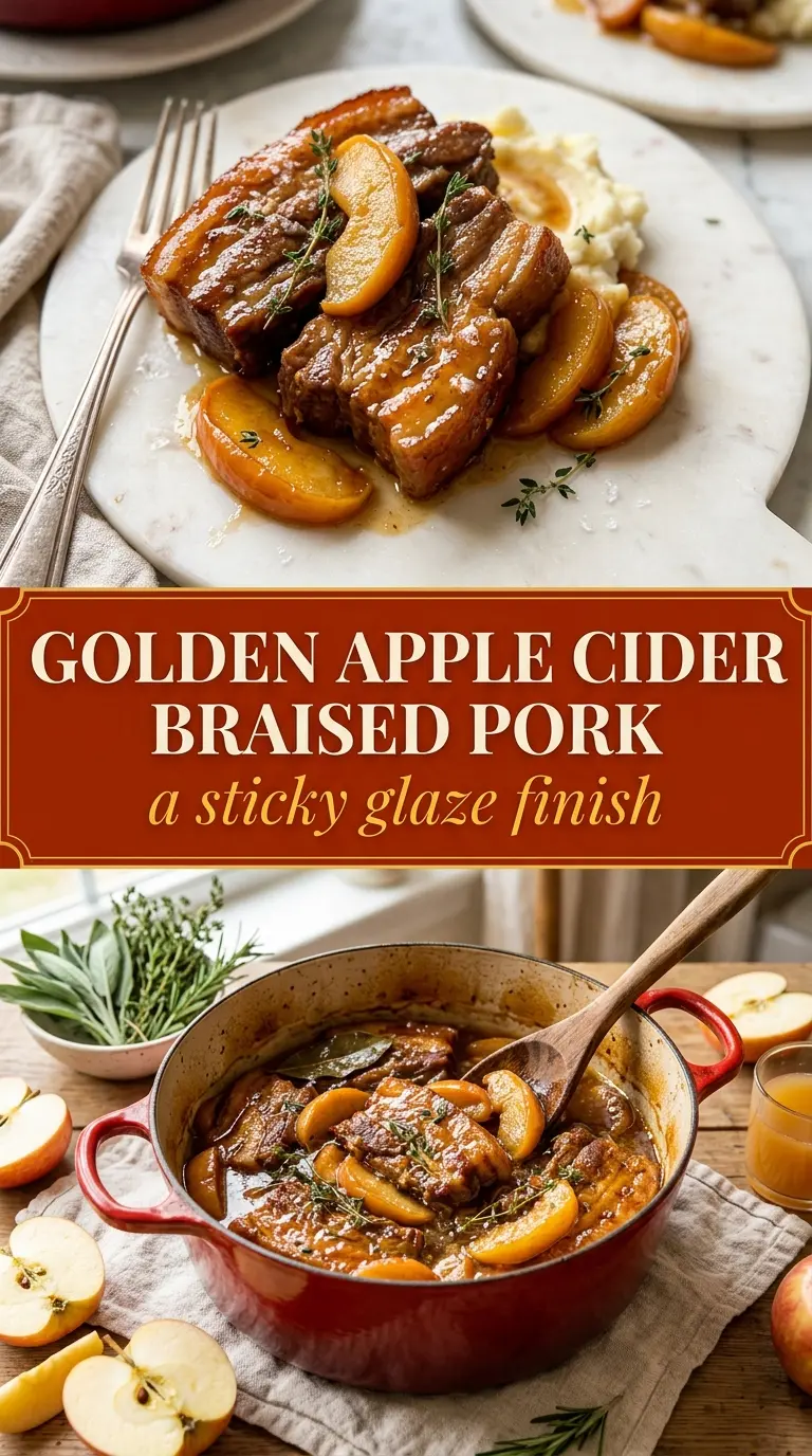 Braised Pork Shoulder tender glossy fall-apart