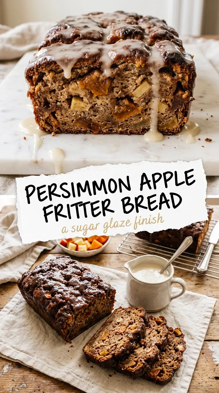 Apple Fritter Bread soft cinnamon apples glazed loaf