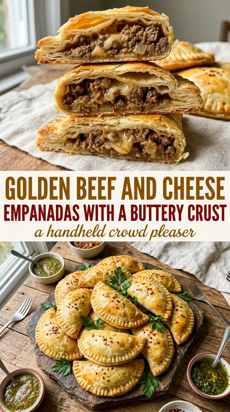 Beef and cheese empanadas golden flaky savory
