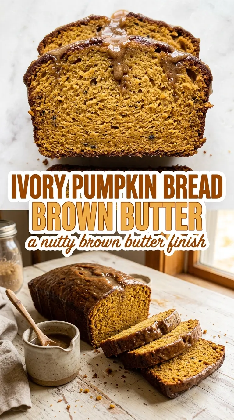 Brown Butter Pumpkin Bread nutty spiced moist