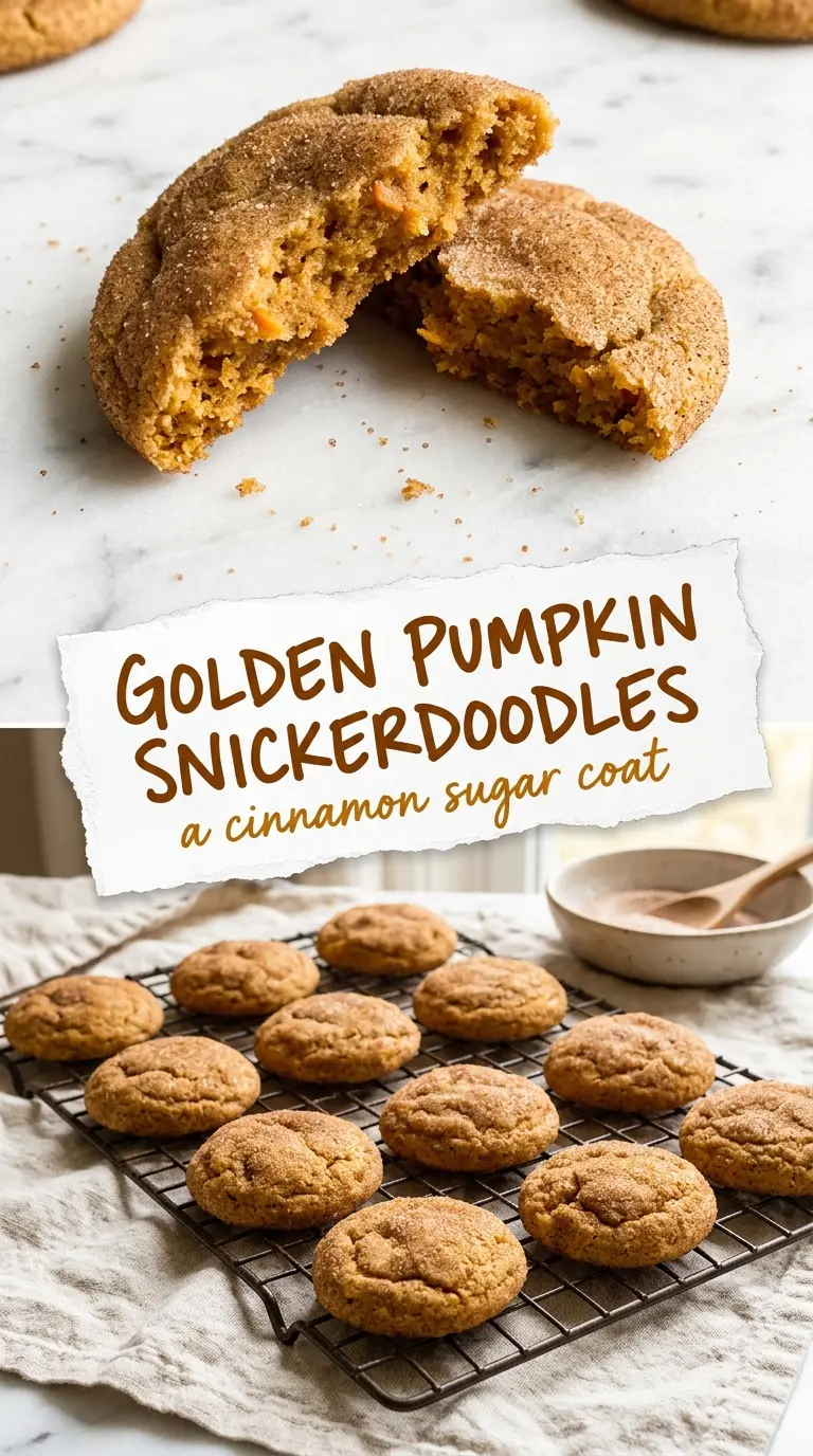 Pumpkin Snickerdoodles soft cinnamon sugar coated