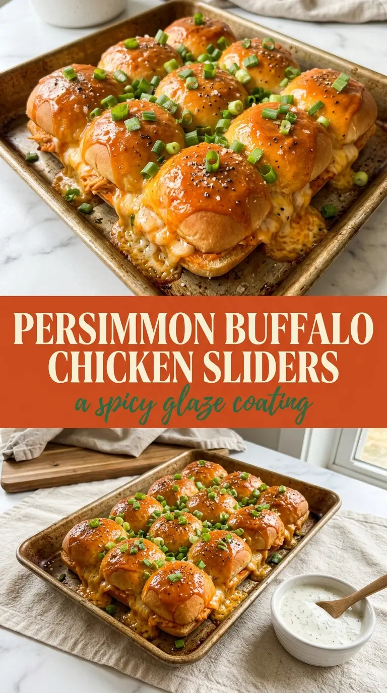 Buffalo chicken sliders spicy cheesy baked