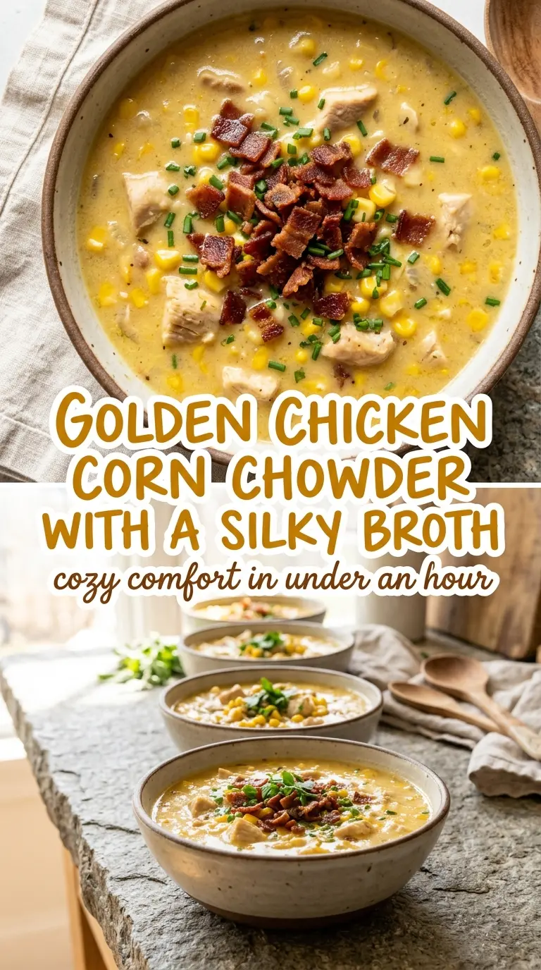 Chicken corn chowder creamy comforting