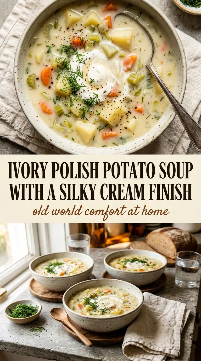 Polish Potato Soup creamy comforting dill