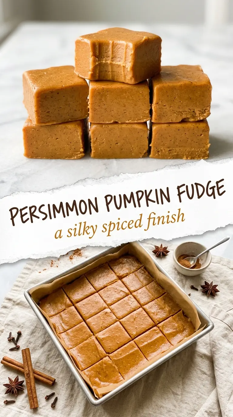Pumpkin Fudge creamy spiced squares