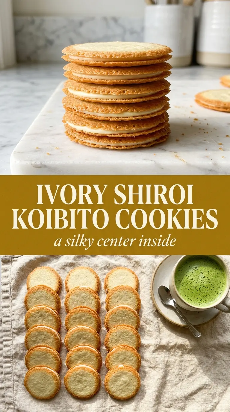 Shiroi Koibito Cookies crisp white chocolate