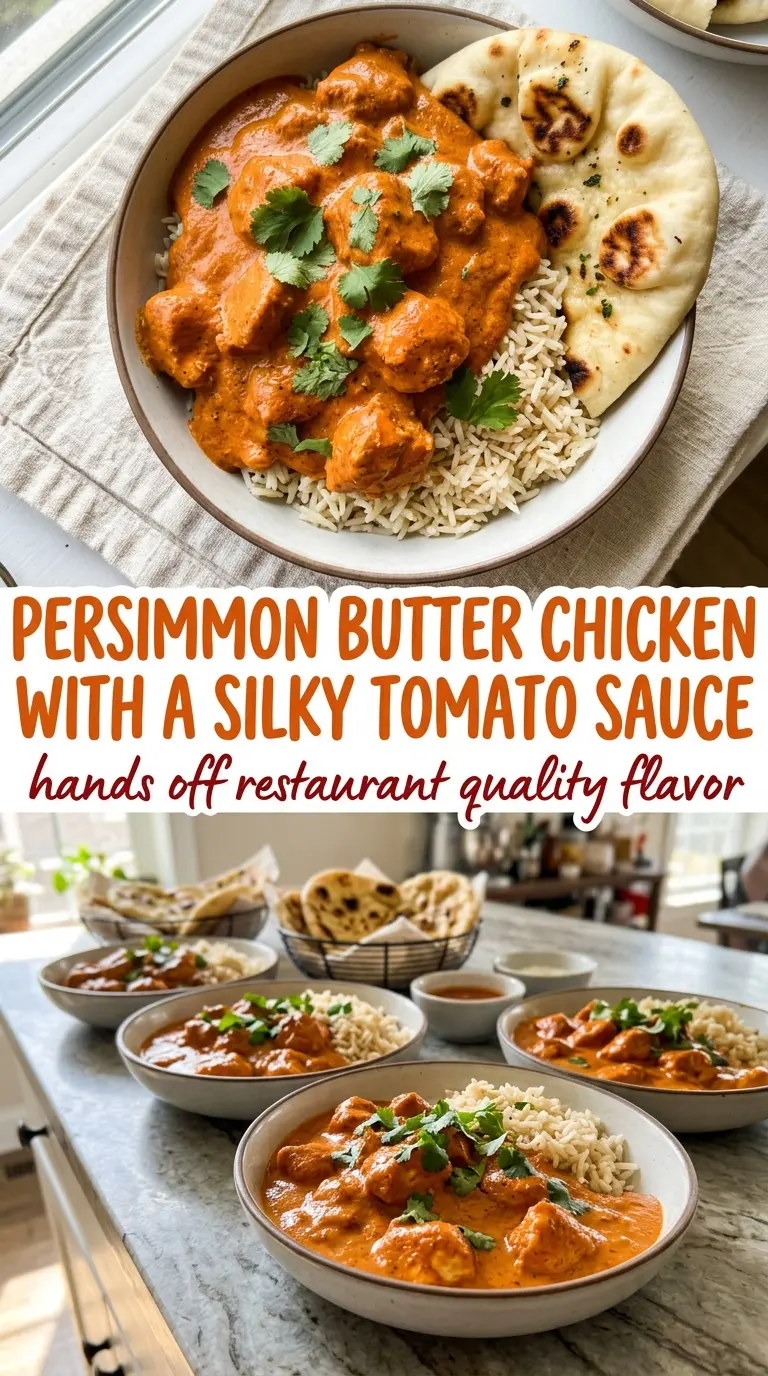 Butter Chicken creamy rich orange curry